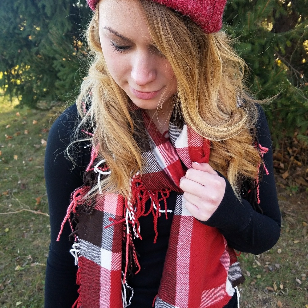 Plaid scarf